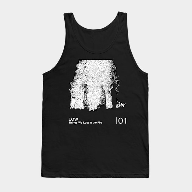 Low / Minimalist Graphic Artwork Design Tank Top by saudade